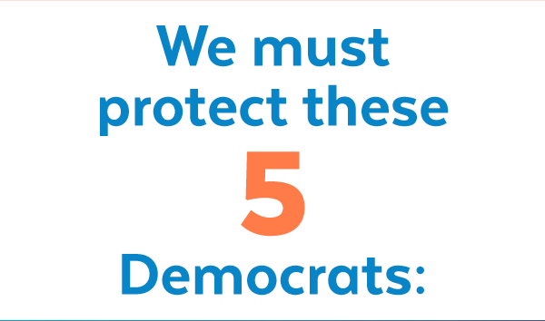 We must protect these 5 Democrats: