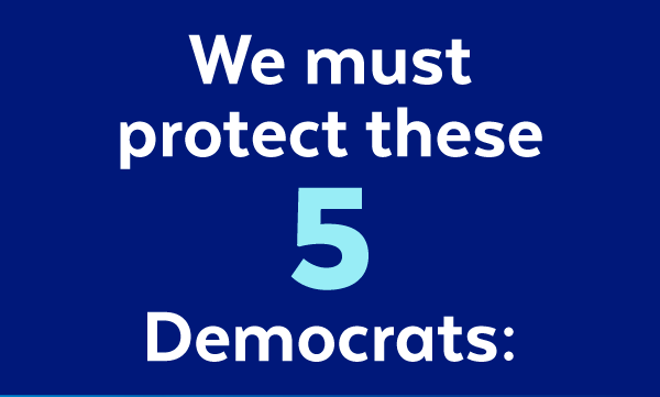 We must protect these 5 Democrats: