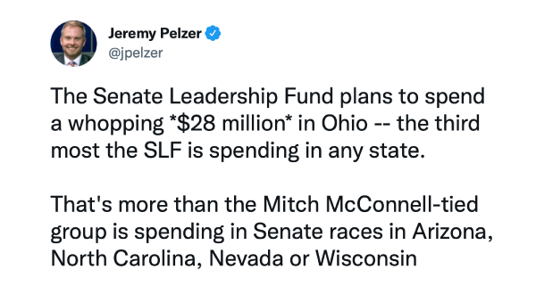 GOP super PAC spending $28 million in Ohio