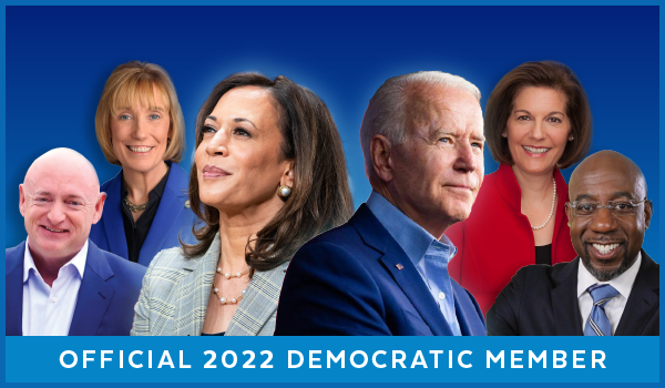 Official 2022 Democratic Membership card