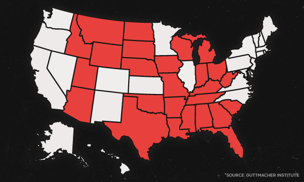 Trigger Laws map