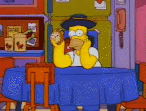 Exasperated Homer Simpson