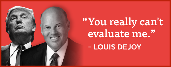 'You really can't evaluate me.' -Louis DeJoy