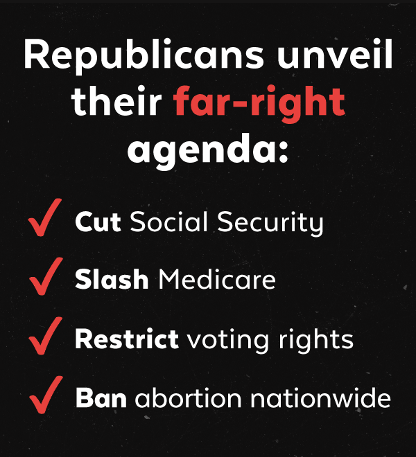 Republicans unveil their far-right agenda