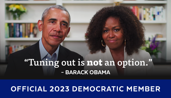'Tuning out is not an option.' - Barack Obama