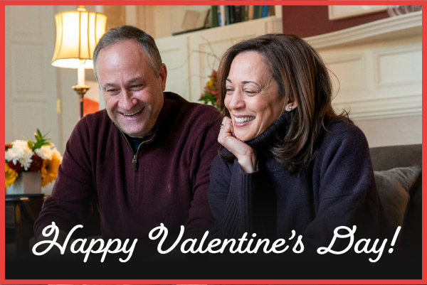Happy Valentine's Day, Kamala and Doug!