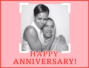Happy Anniversary, Barack and Michelle Obama!