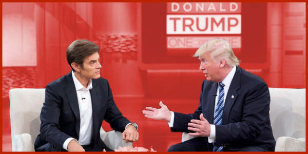 Dr. Oz and Donald Trump