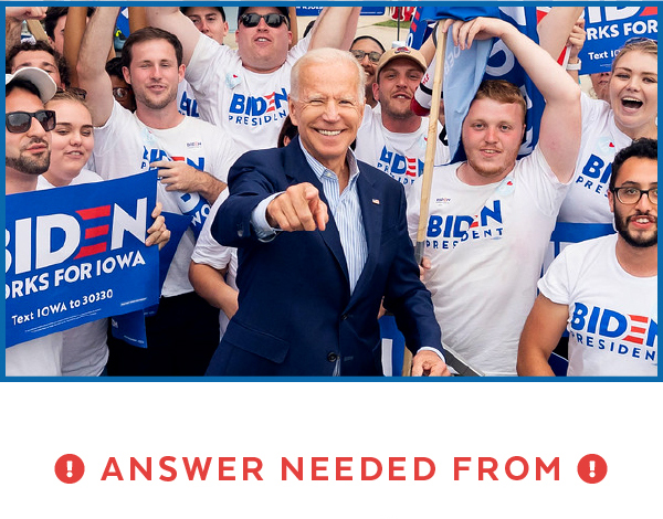 But we're missing YOUR answer: