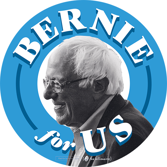 Bernie for US sticker