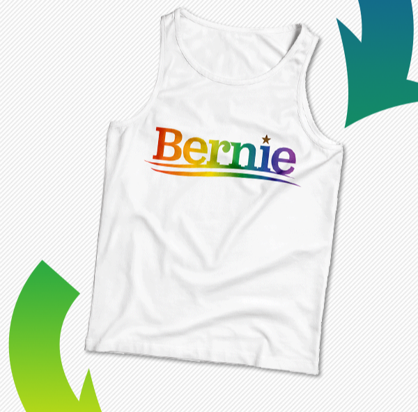 Bernie Pride tank