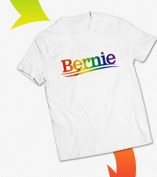 Bernie pride t-shirt