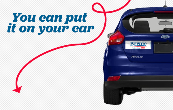 You can put it on your car,