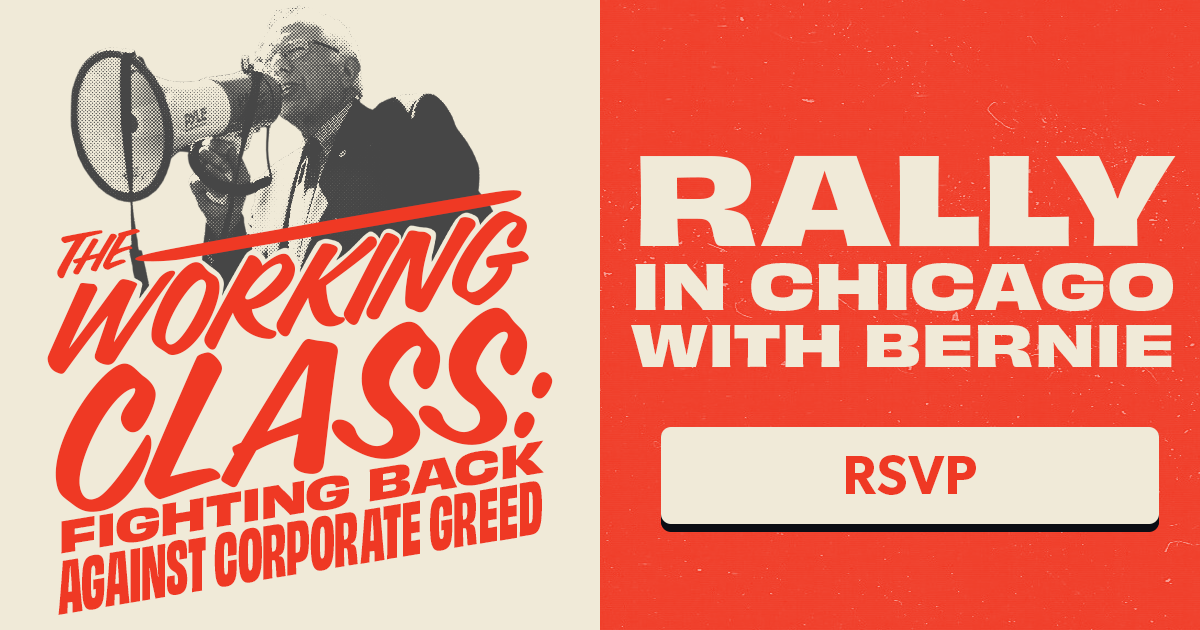 RSVP: Rally with Bernie Sanders in Chicago | Friends of Bernie Sanders