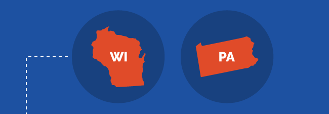 One of them is Wisconsin