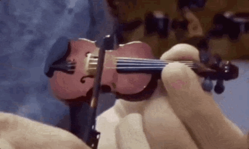 Tiny violin gif