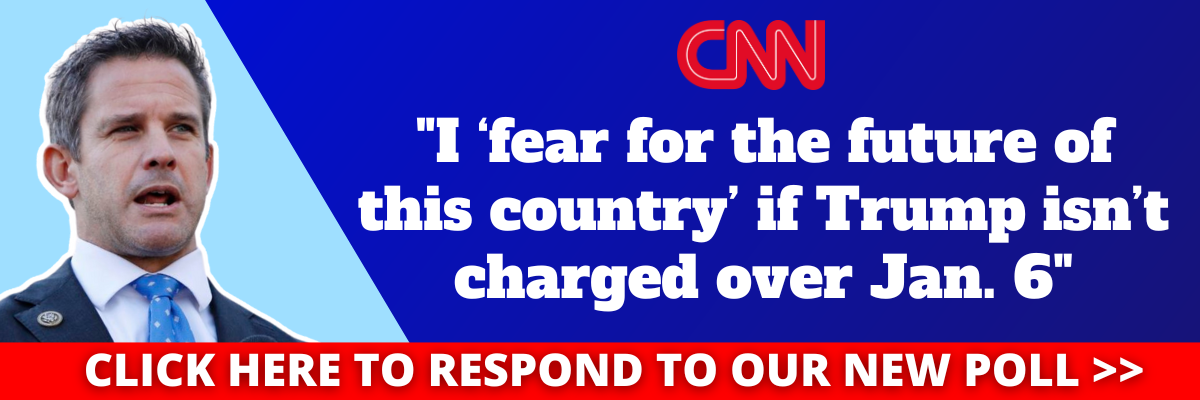 Adam Kinzinger: I ‘fear for the future of this country’ if Trump isn’t charged over Jan. 6.