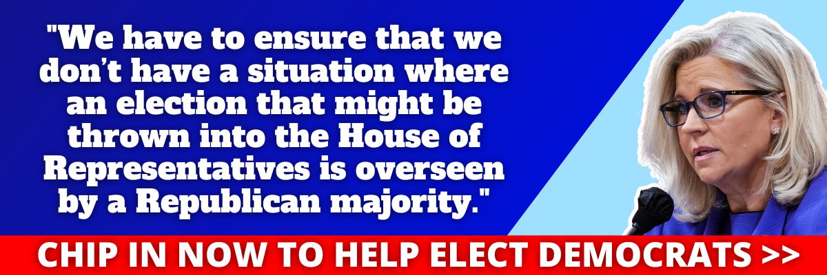 Liz Cheney: We have to ensure that we don’t have a situation where an election that might be thrown into the House of Representatives is overseen by a Republican majority.