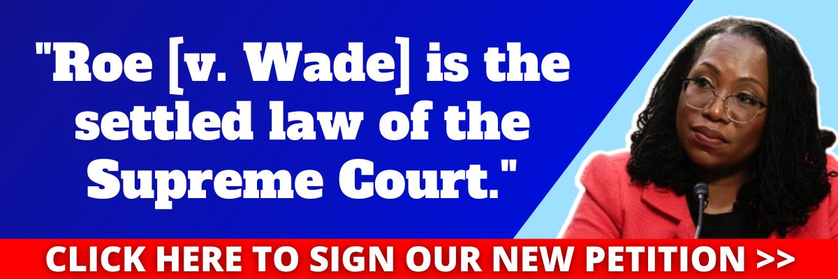 Justice Ketanji Brown Jackson: Roe [v. Wade] is the settled law of the Supreme Court.