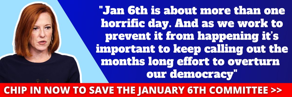 Jen Psaki: Jan 6th is about more than one horrific day. And as we work to prevent it from happening it's important to keep calling out the months long effort to overturn our democracy