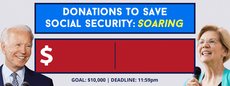Donations to save social security: SOARING | Deadline: 11:59pm