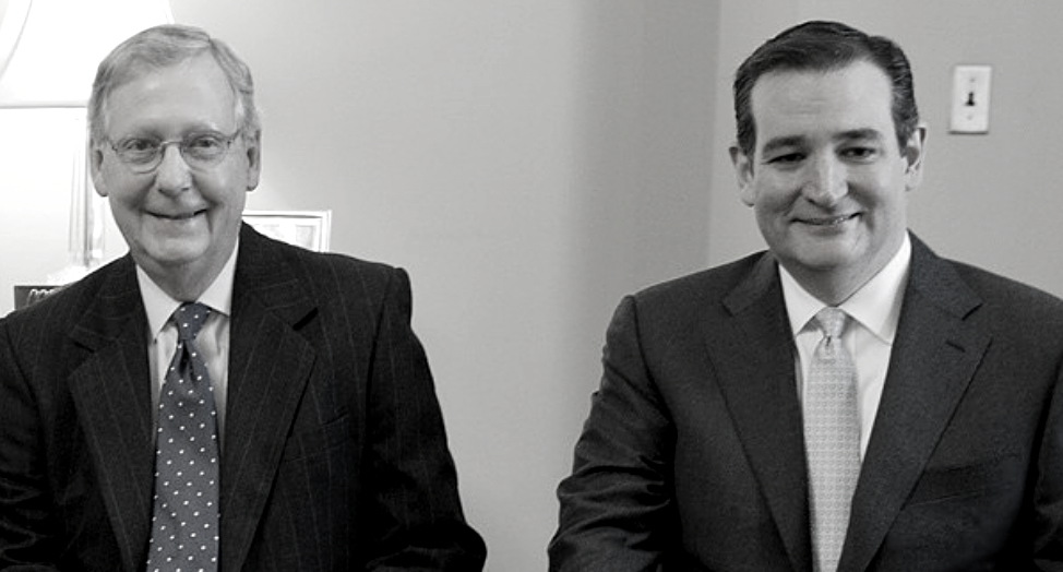 Mitch McConnell and Ted Cruz