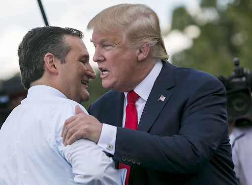 Ted Cruz and Donald Trump