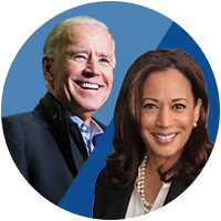 Joe Biden and Kamala Harris