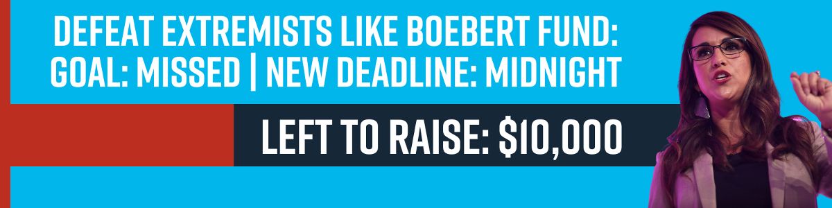 Defeat Extremists like Boebert Fund: FAILED TO MEET GOAL
Image of Smug Boebert
