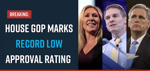House GOP marks record low approval rating