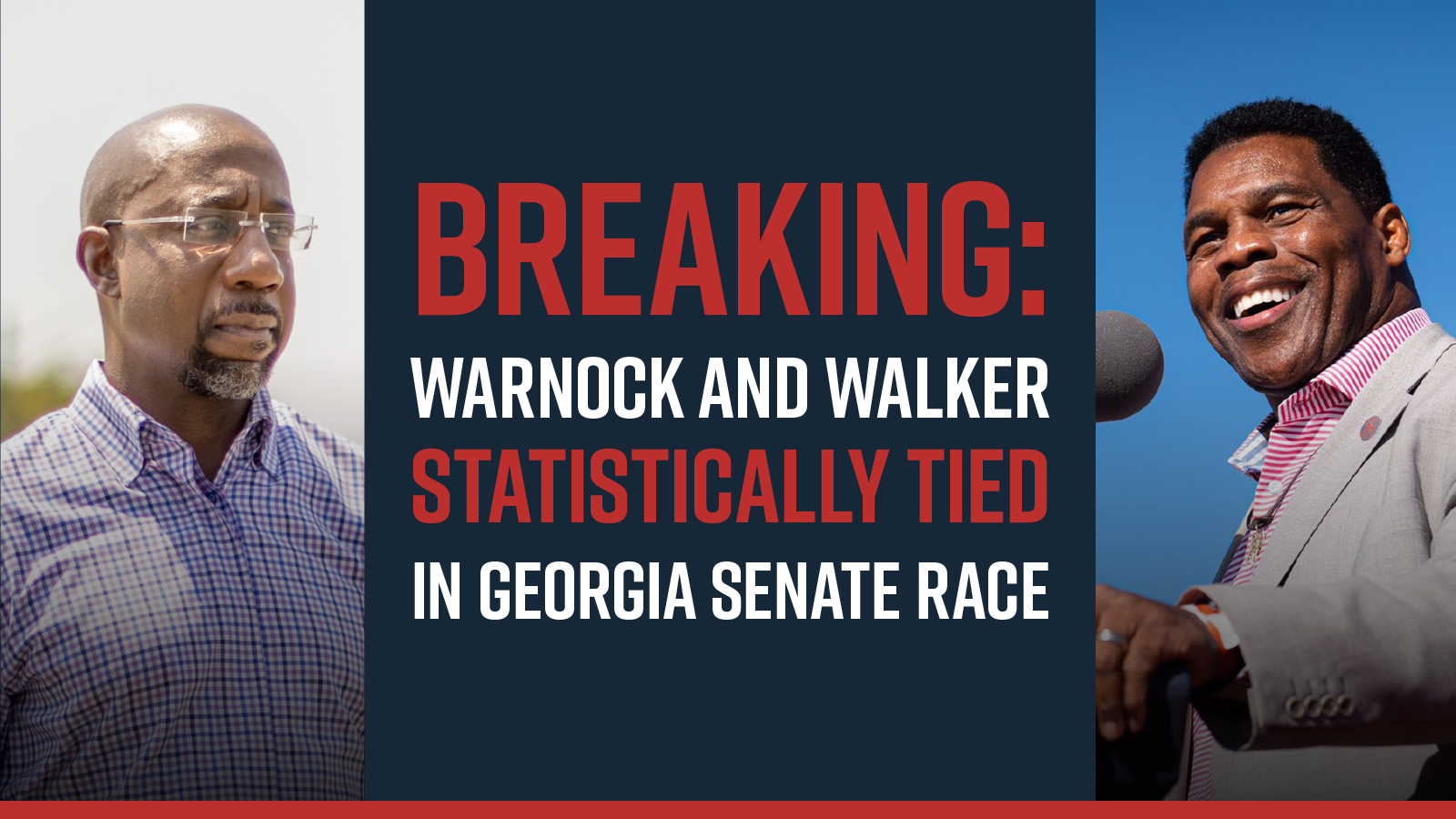BREAKING: Warnock and Walker Statistically Tied in Georgia Senate Race