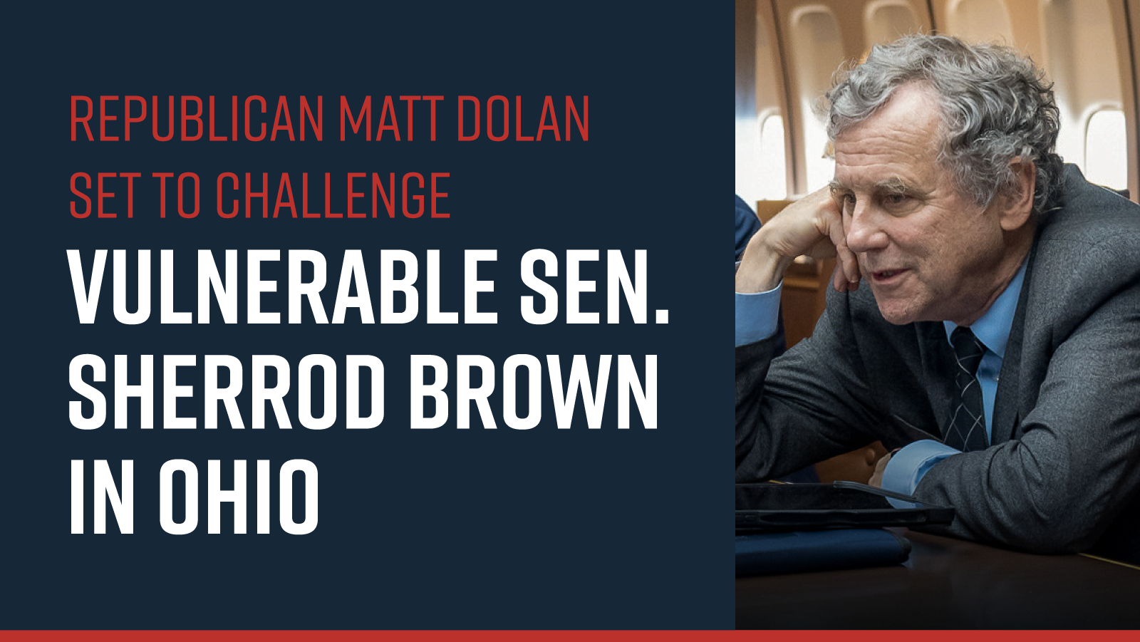 Republican Matt Dolan Set to Challenge Vulnerable Sen. Sherrod Brown in Ohio