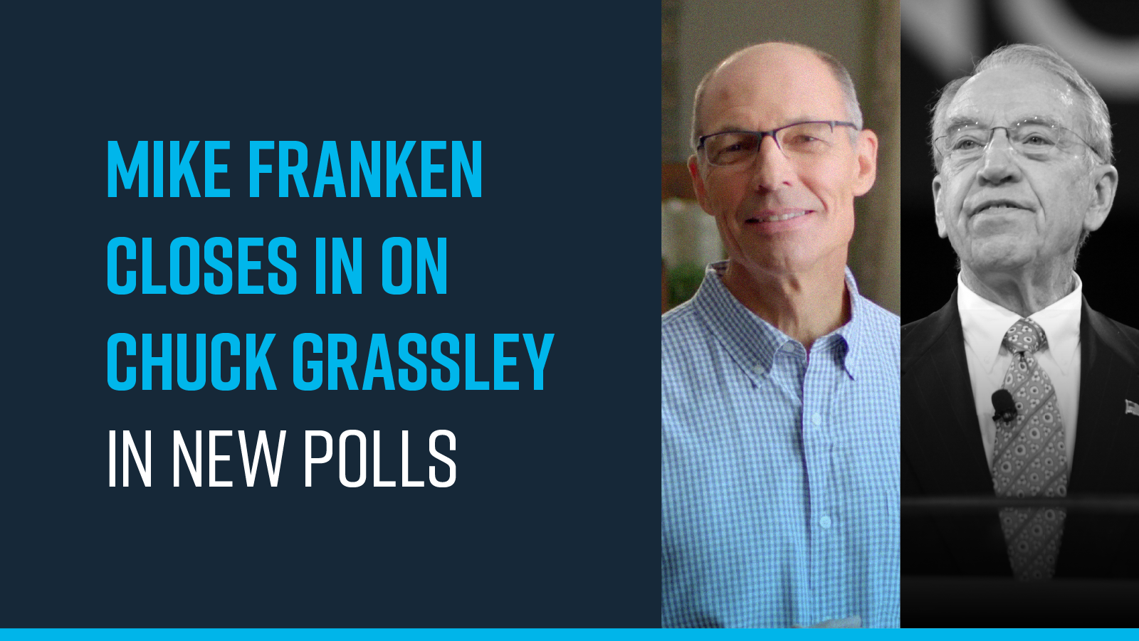 Mike Franken Closes in on Chuck Grassley in New Polls