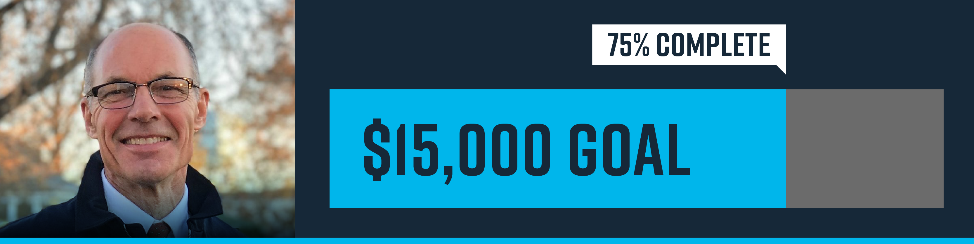 $15,000 GOAL | 75% COMPLETE