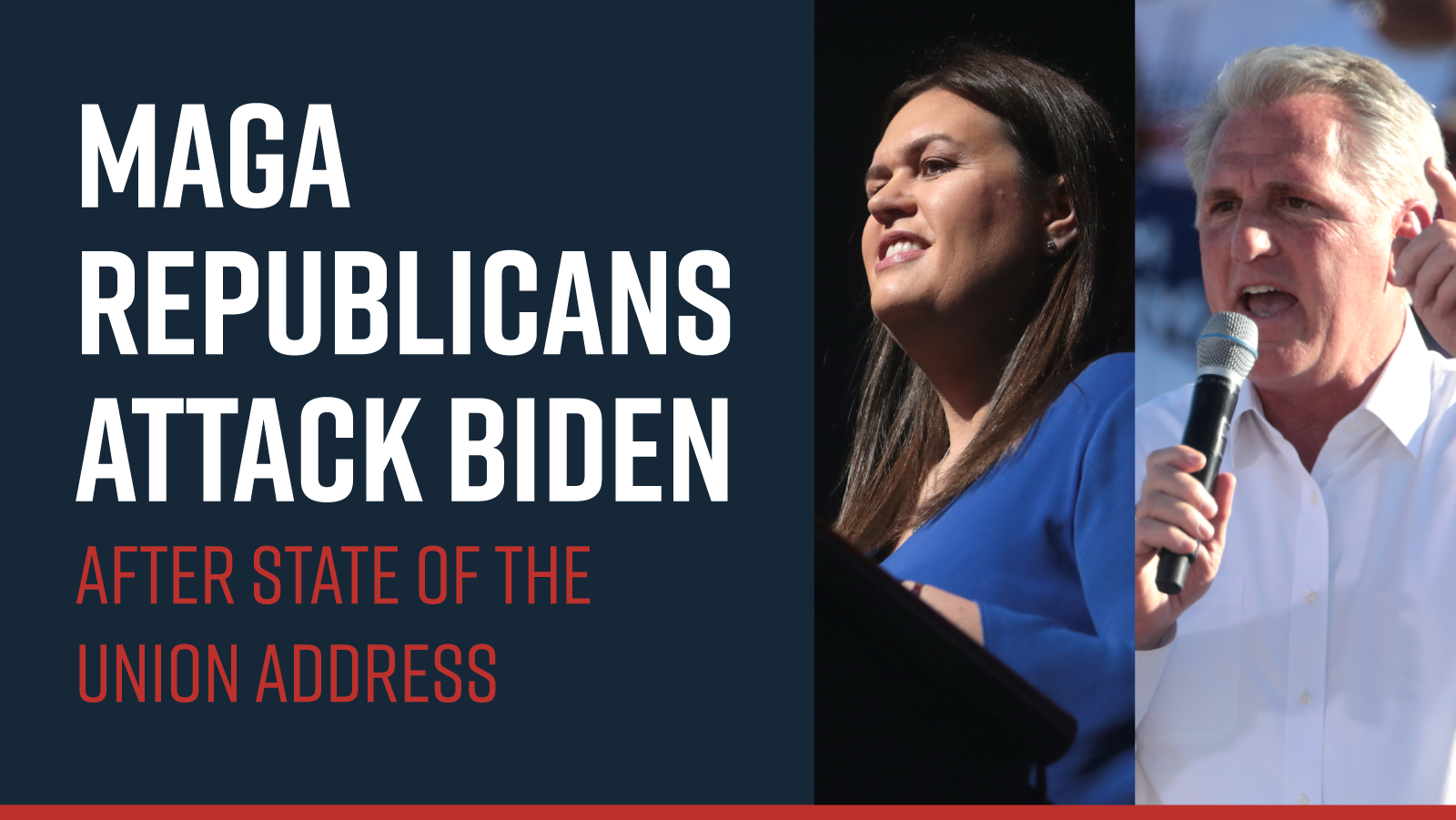 MAGA Republicans Attack Biden After State of the Union Address