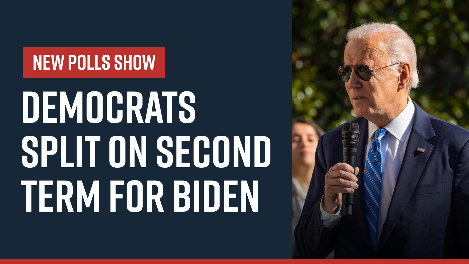 New Polls Show Democrats Split on Second Term for Biden