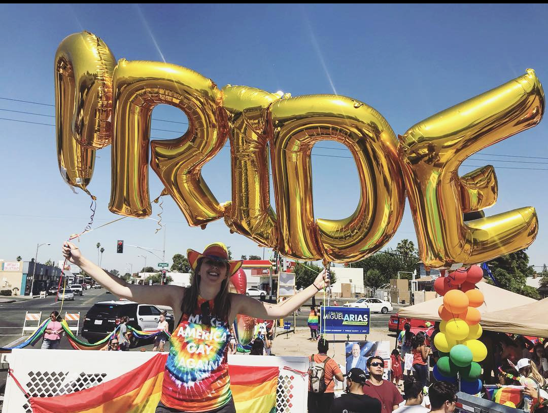 Me celebrating pride!