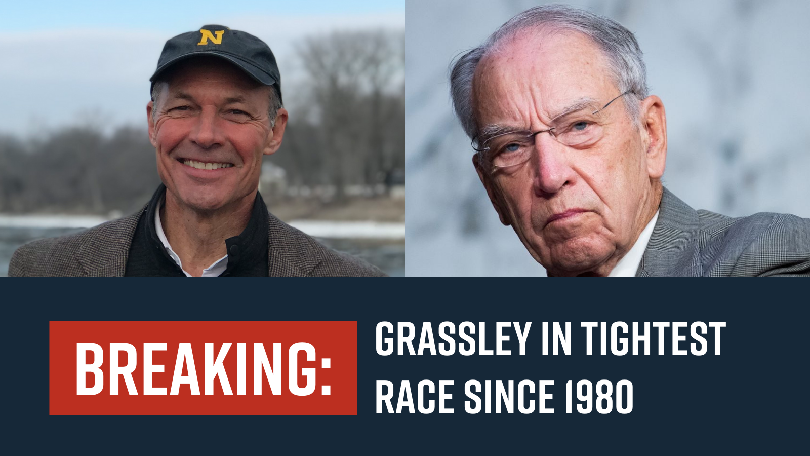 Grassley in tightest race since 1980