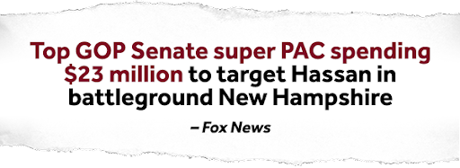 Top GOP Senate super PAC spending $23 million ot target Hassan in battelground New Hampshire - Fox News