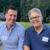 Image of Josh Riley and Al Franken