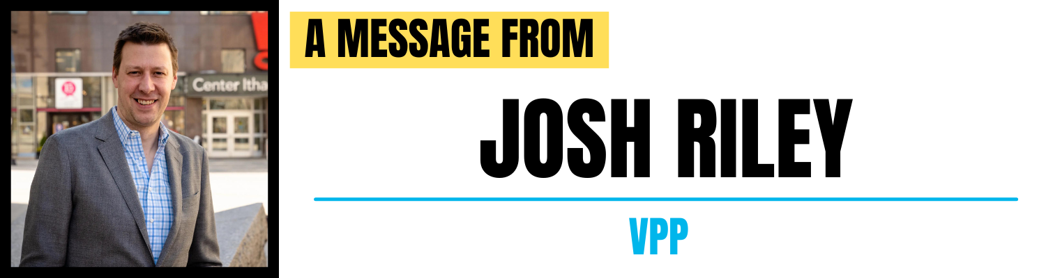 A message from Josh Riley via VPP