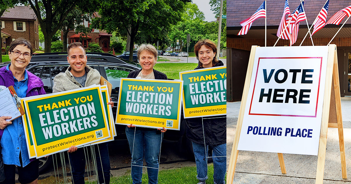 Working an election will give you more faith in the election process