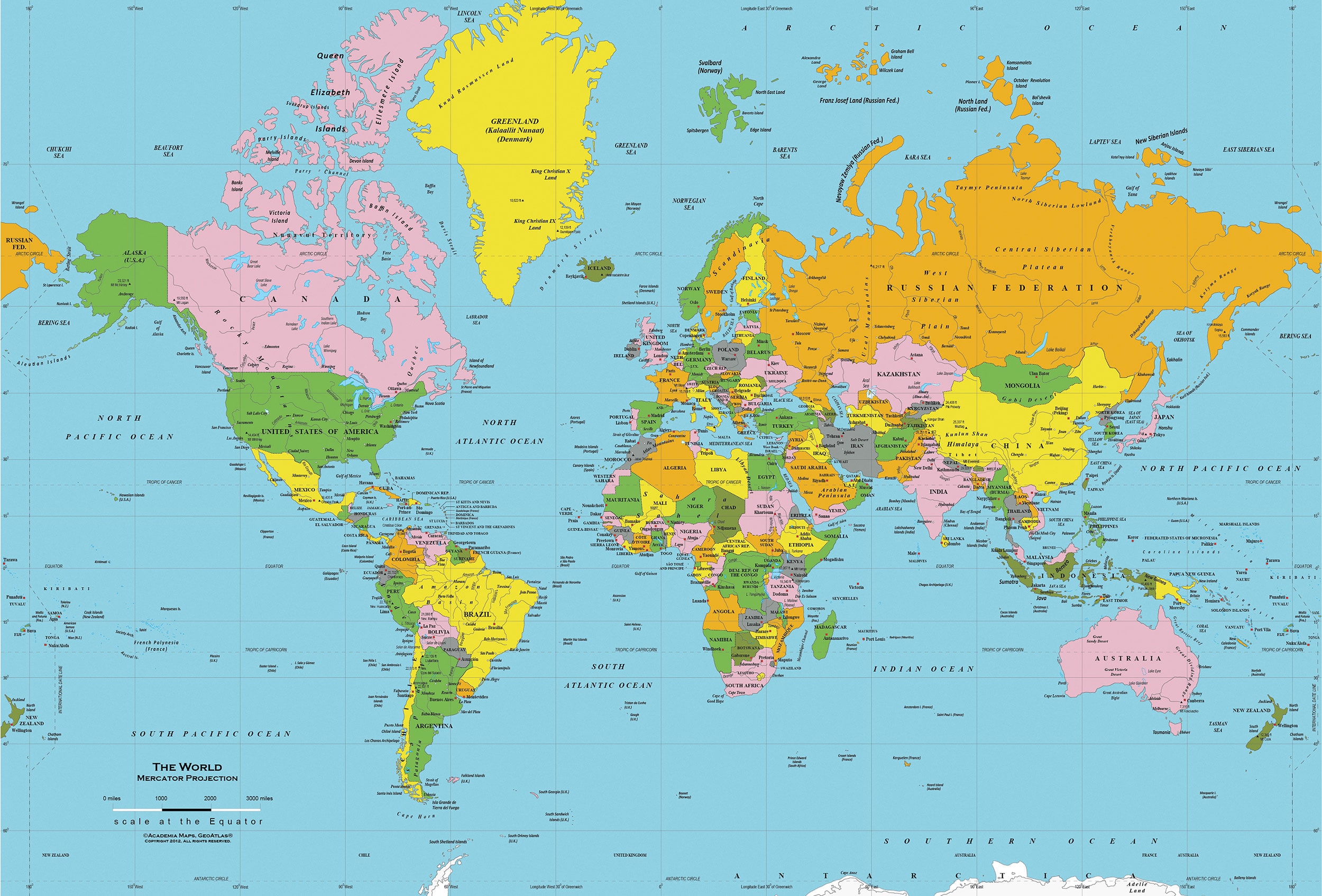 Political World Map
