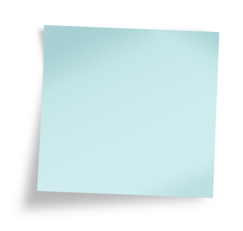 Sticky notes, blue