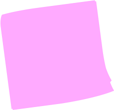Sticky notes, pink