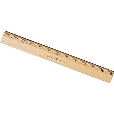 Wooden ruler