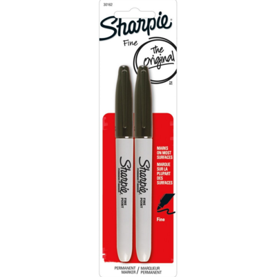 Sharpie, Black, Pack of 2