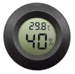 Digital Thermometer, Round