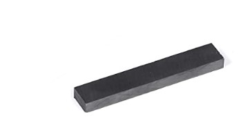 Bar Magnet with Marked Poles, without Color