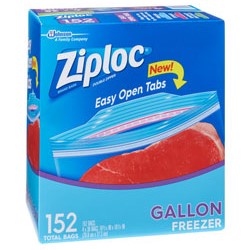 Freezer Bag, Gallon, 152/Pack
